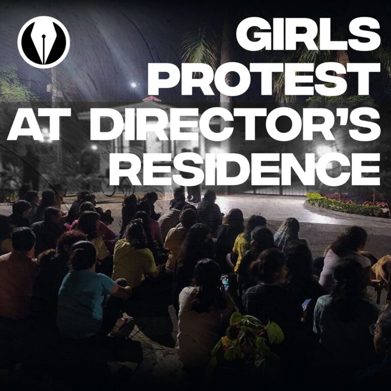 Girls Protest at Director’s Residence