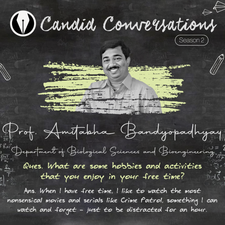 Candid Conversations Season 2: Interview with Amitabha Bandyopadhyay