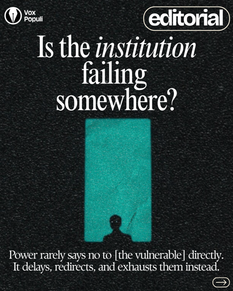[EDITORIAL] Is the institution failing somewhere?