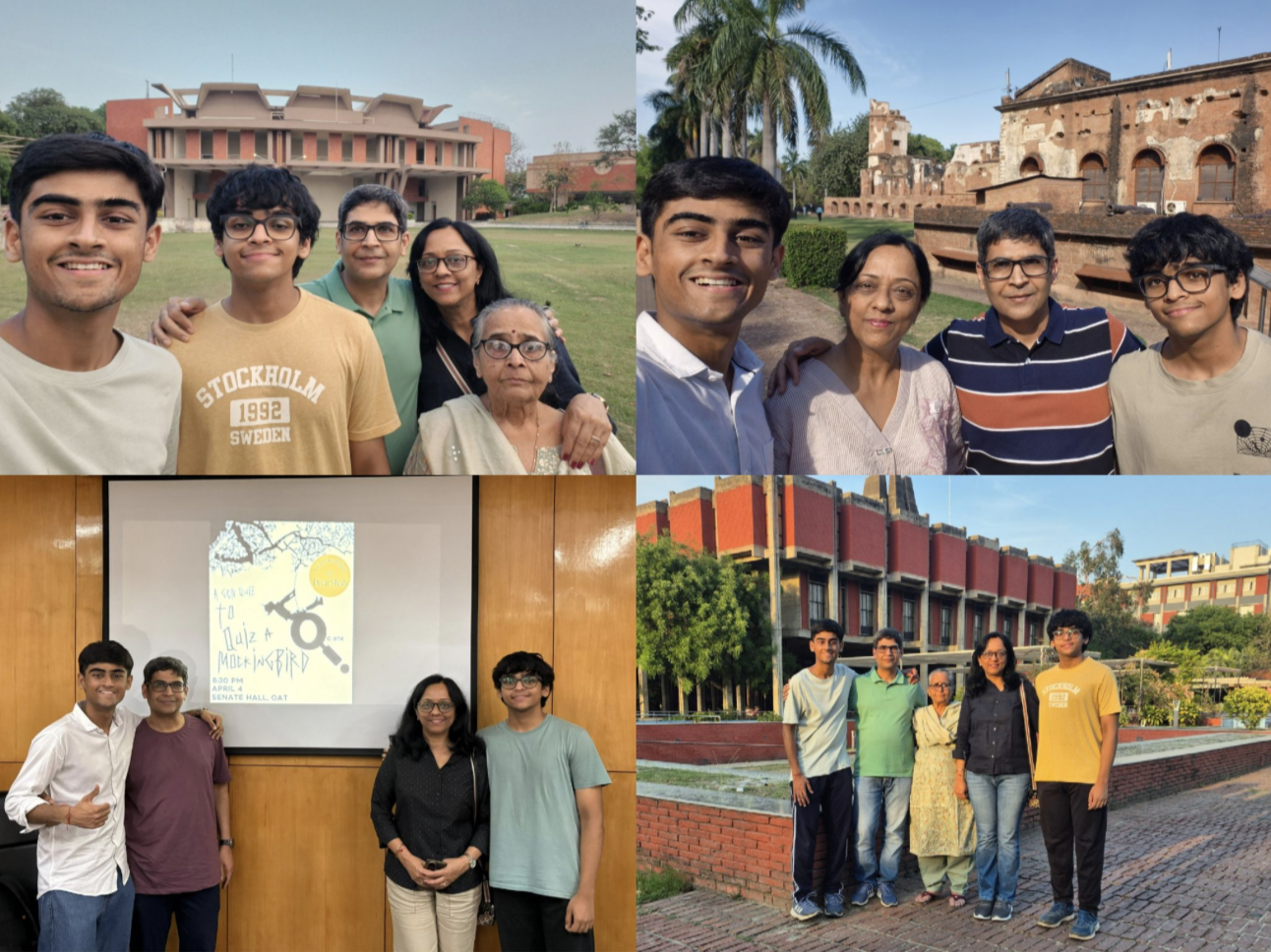 Family trip to IITK